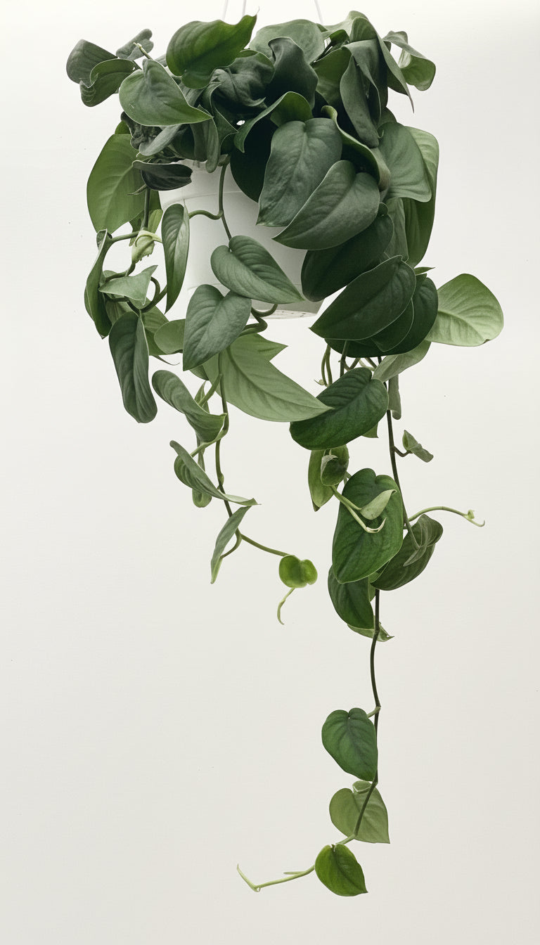 8 inch Green Jade Satin Schindapsis