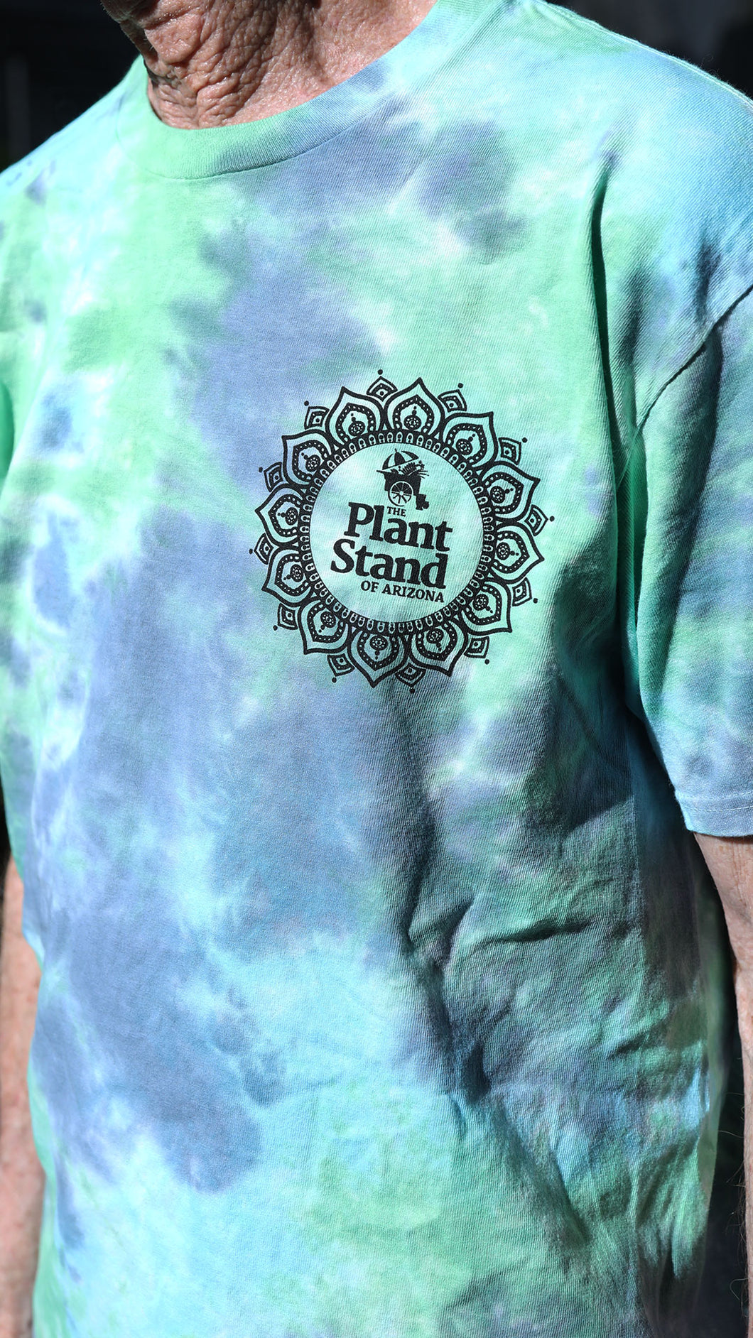 Mandala Crystal Tie-Dye T-Shirt