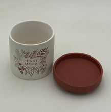 Load image into Gallery viewer, 5in Plant Mama Pot with Saucer
