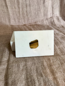 Marble Box with Tiger's Eye