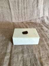 Load image into Gallery viewer, Marble Box with Tiger&#39;s Eye
