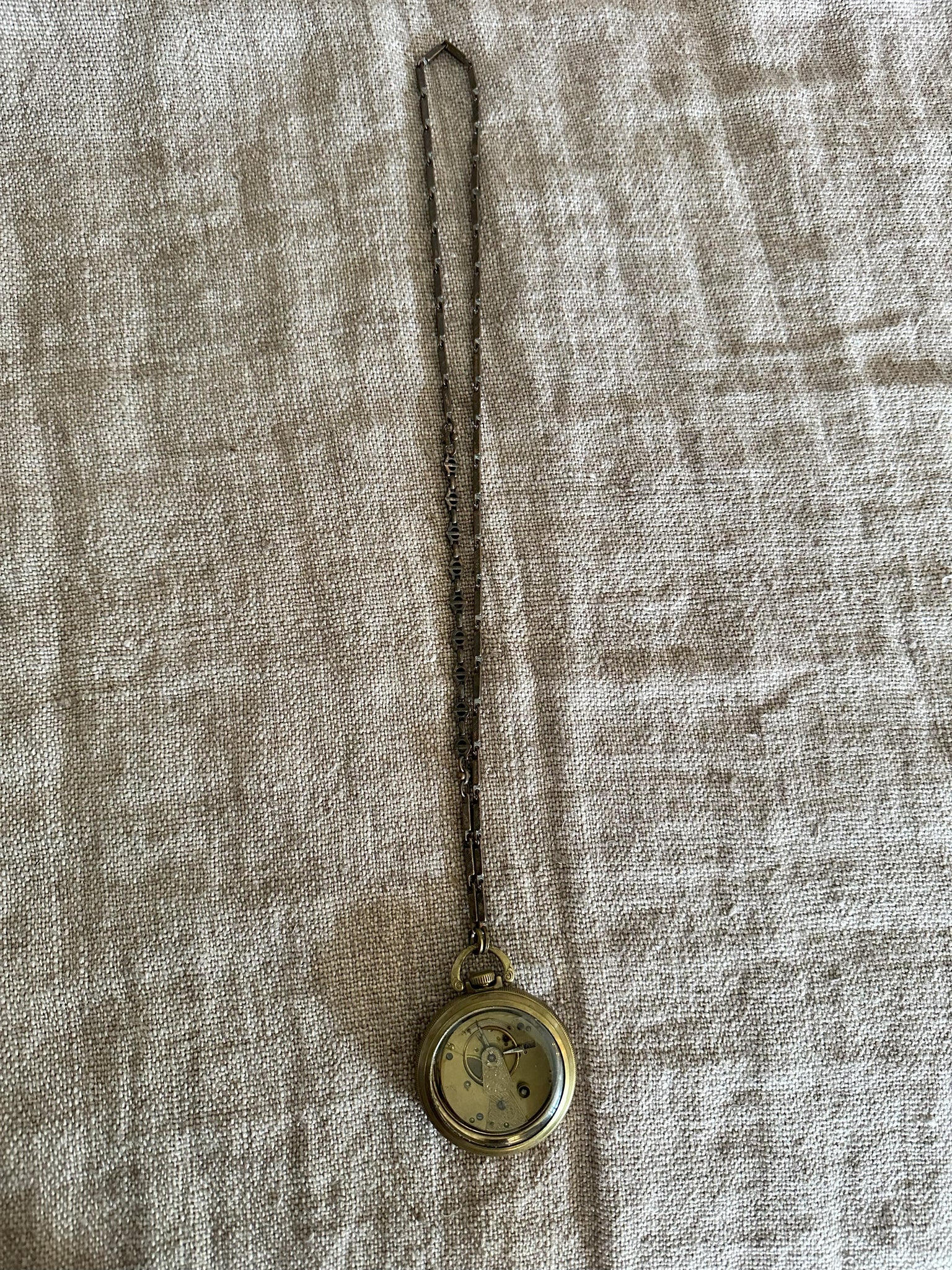 Vintage Pocket Watch Necklace T2