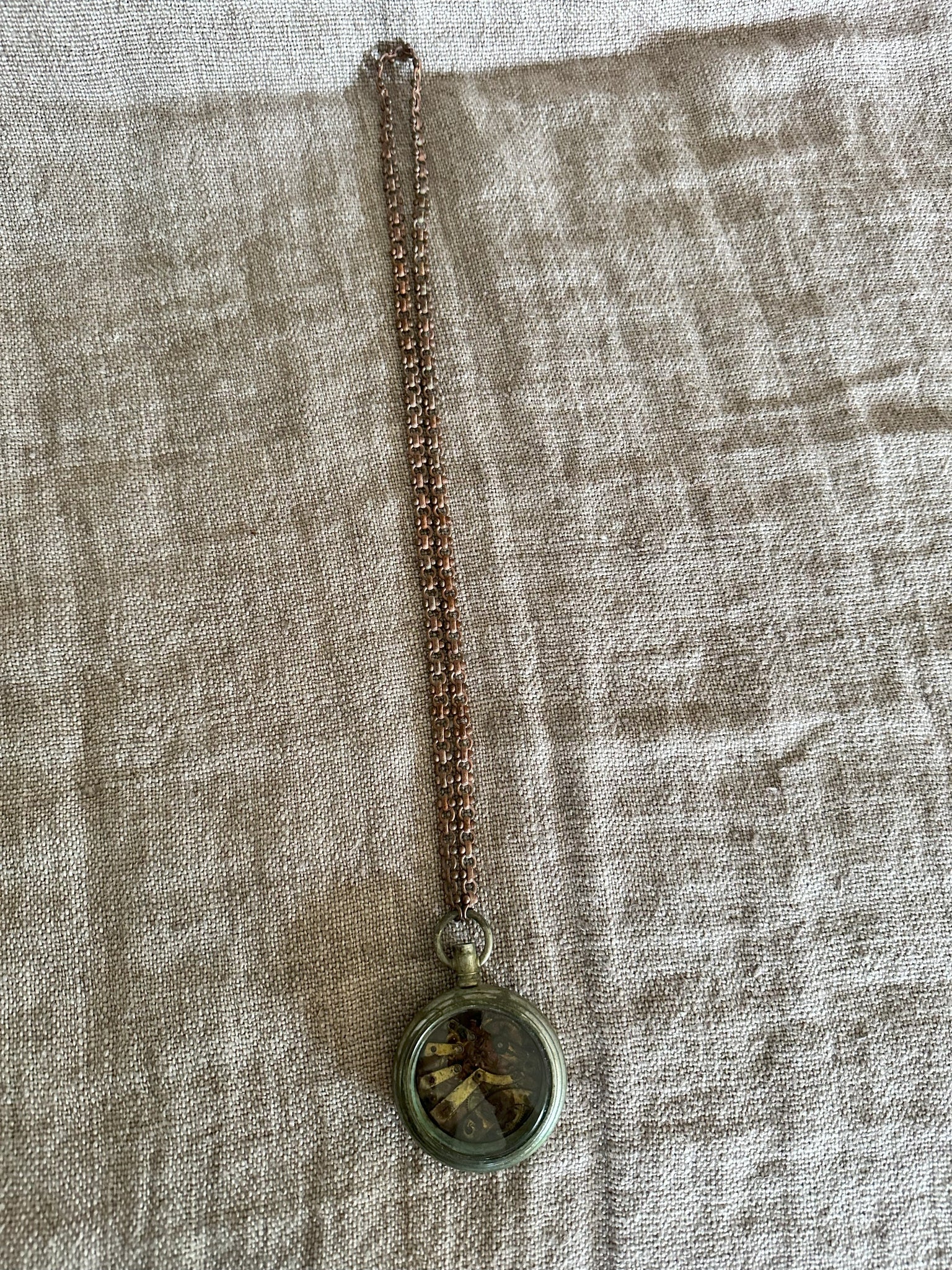 Vintage Pocket Watch Necklace T3