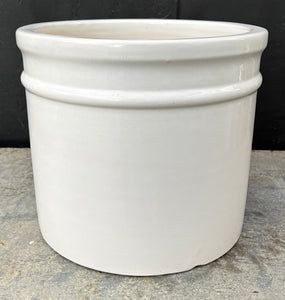 Ceramic Double Rim Cylinder White