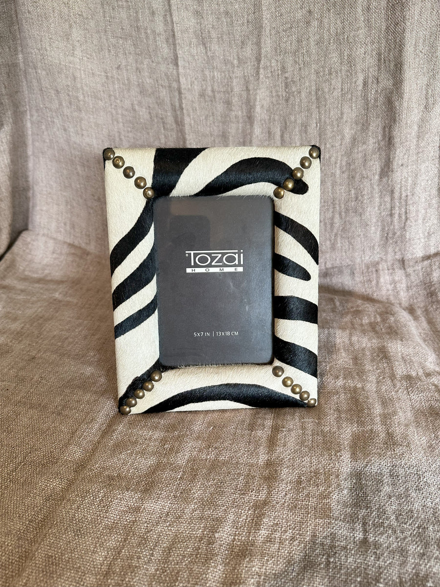 Leather Zebra Frame 5x7 – The Plant Stand of Arizona