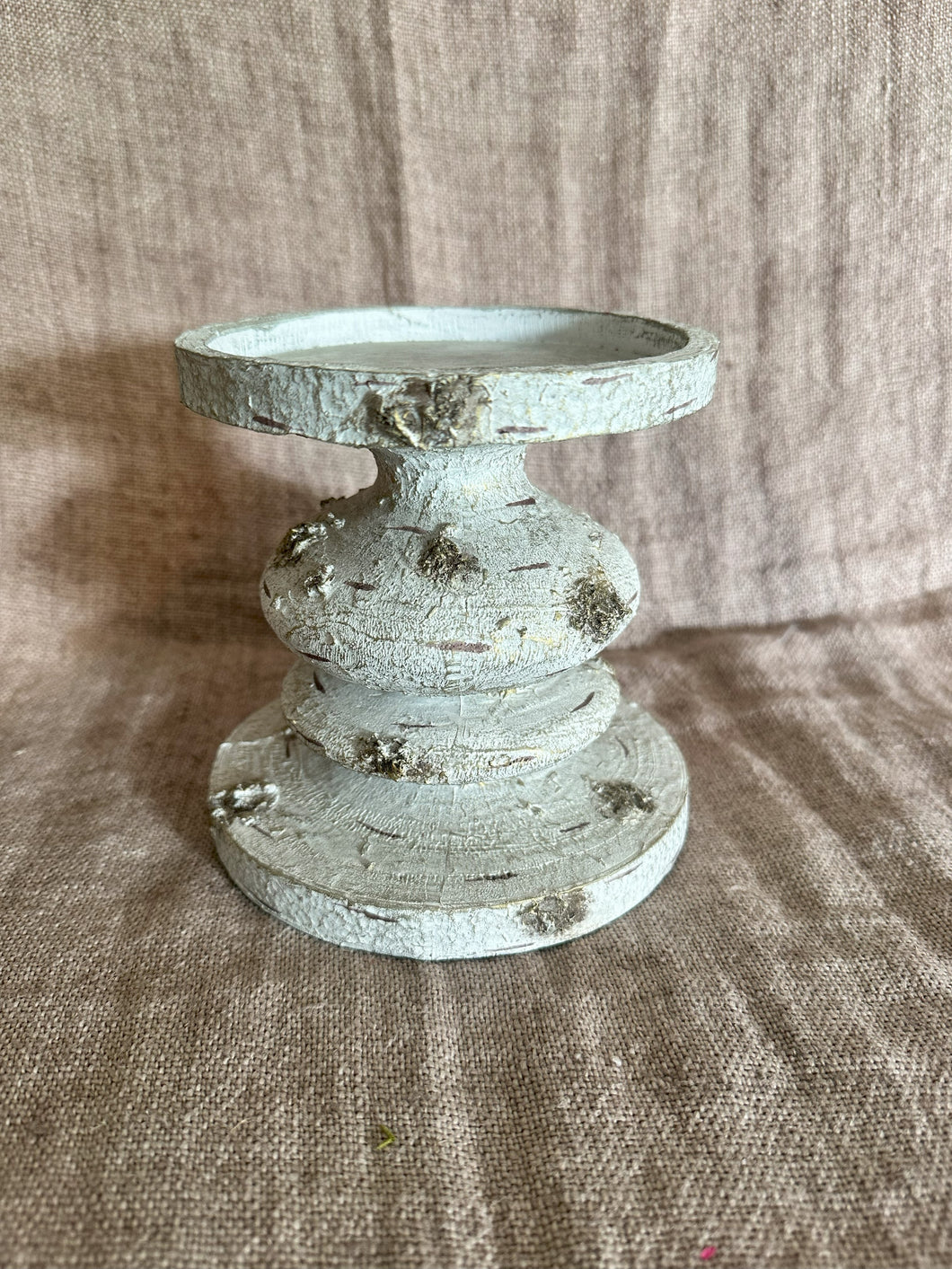 Birch & Gold Candle Holder (SM)