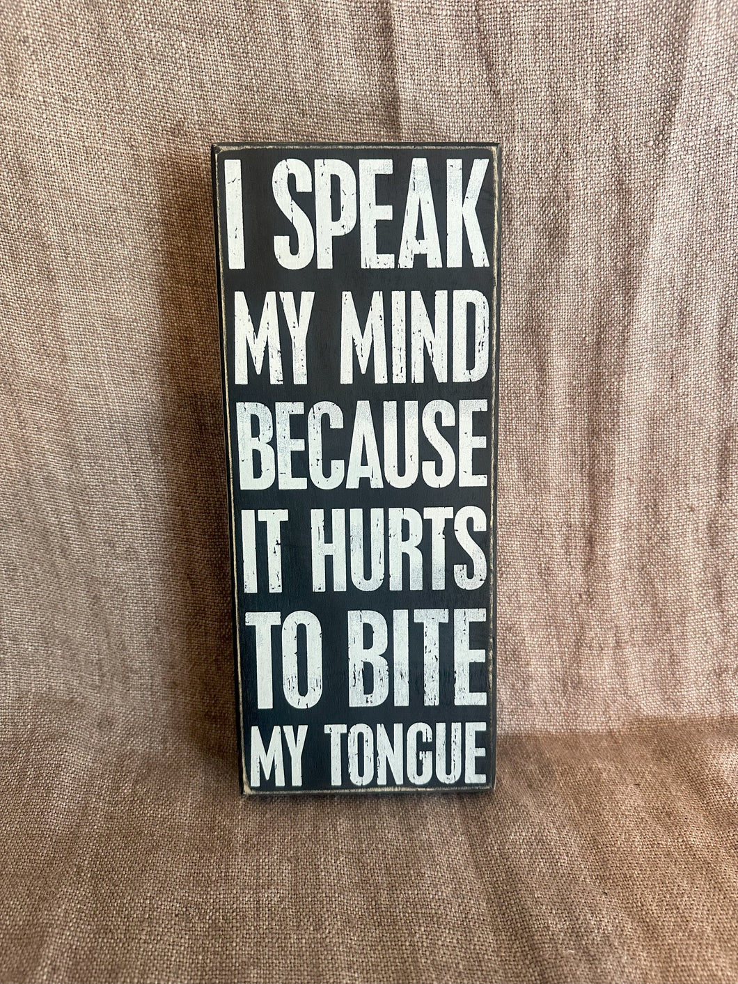 Box Sign - Speak